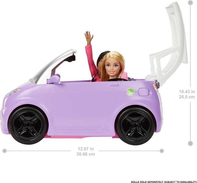 Электромобиль Барби с зарядной станцией Barbie Electric Vehicle with Charging Station HJV36 КБ0047 фото