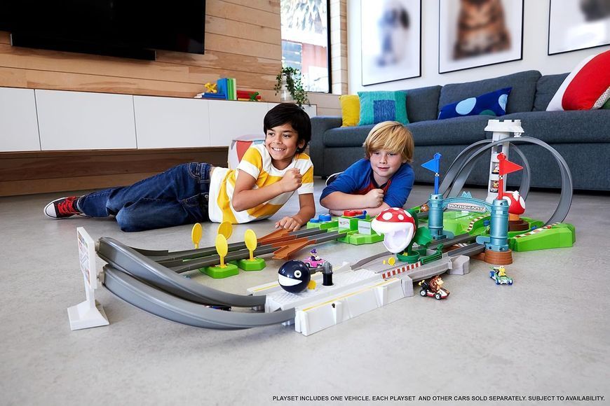 Трек Хот Вилс Марио Карт Hot Wheels Mario Kart Circuit Track Set GCP27 ХВ0001 фото