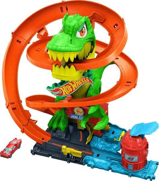 Ігровий набір Hot Wheels City Атака вогняного Ті-Рекса JBM73 ХВ0027 фото